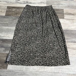 Western Collective leopard print midi skirt